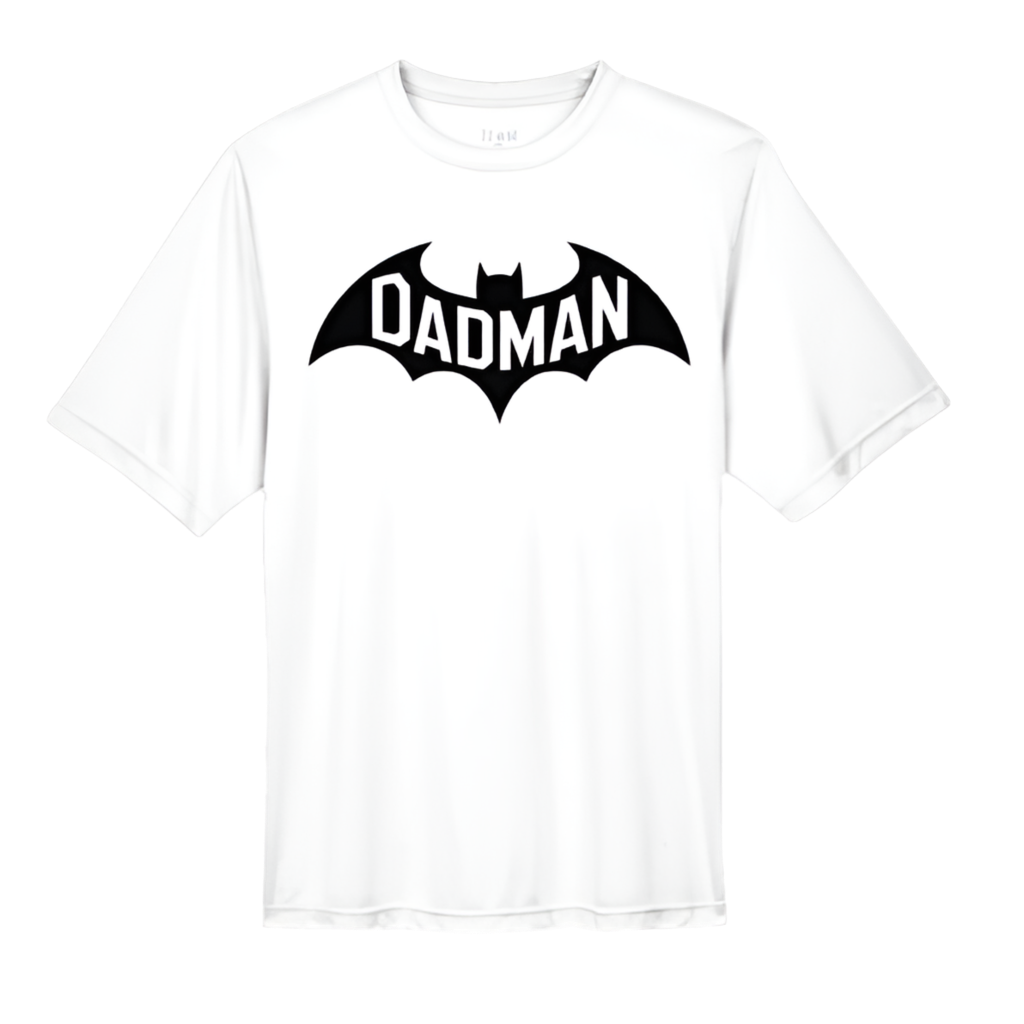 Dadman – Super Dad Hero Funny T-Shirt | Team 365 TT11 Men’s Zone Performance Tee