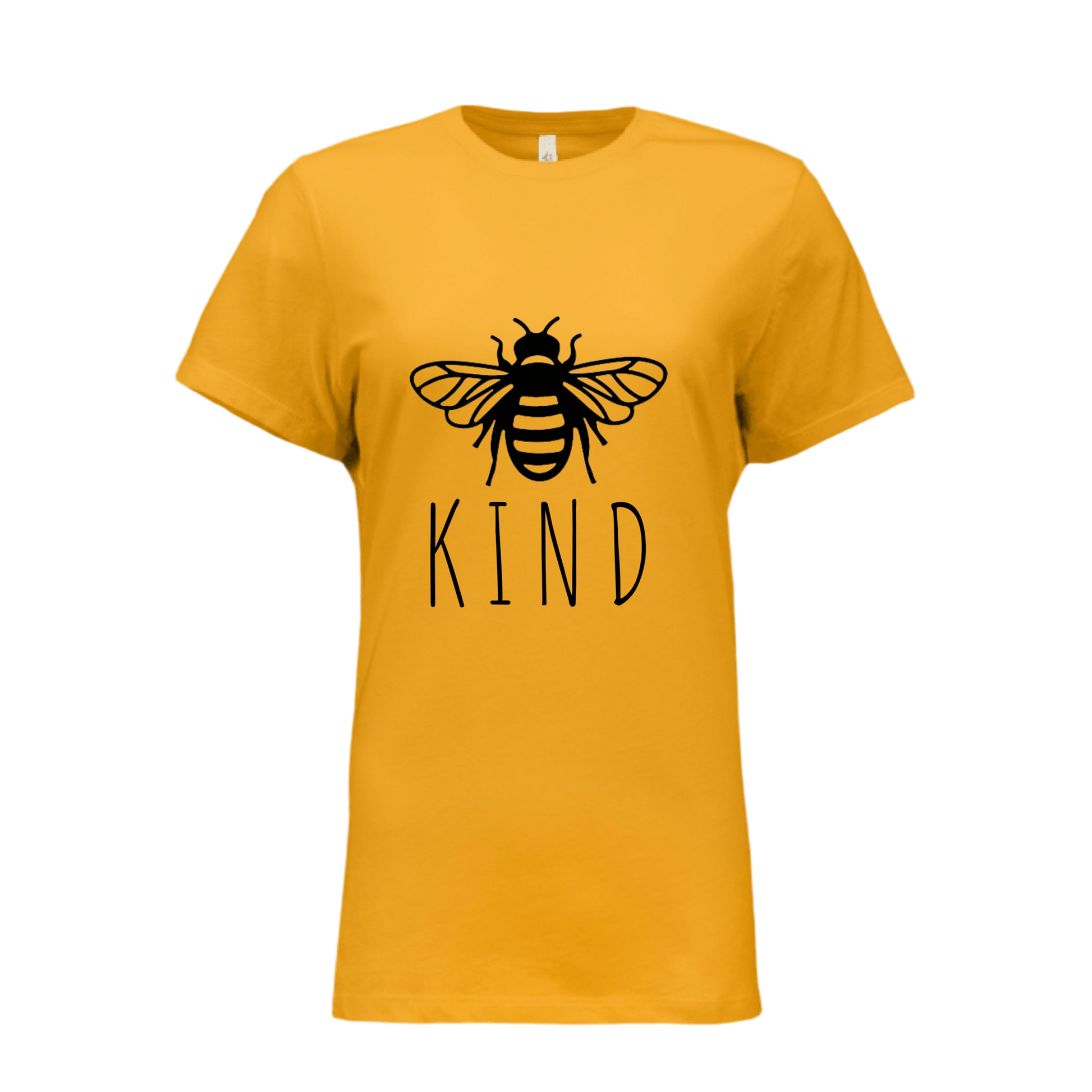 Bee Kind Women's T-Shirt – Cute & Funny Graphic Tee – Bella B6400 Relaxed Jersey Short Sleeve