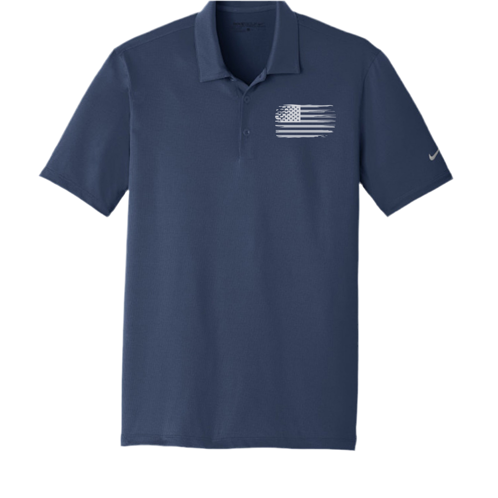 Men’s Nike Dri-FIT Polo – American Flag Golf Legacy Shirt (Style 883681)