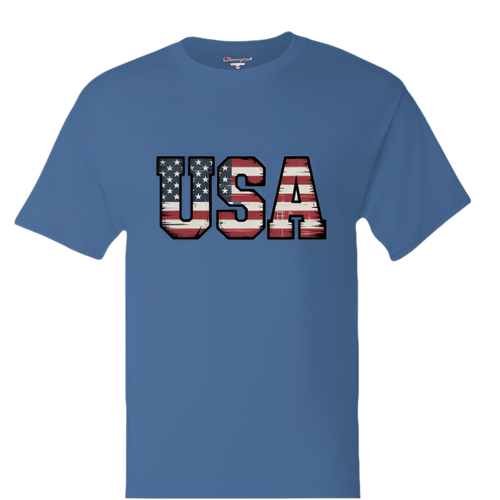 4th of July USA T-Shirt – Red, White & Blue American Flag Shirt