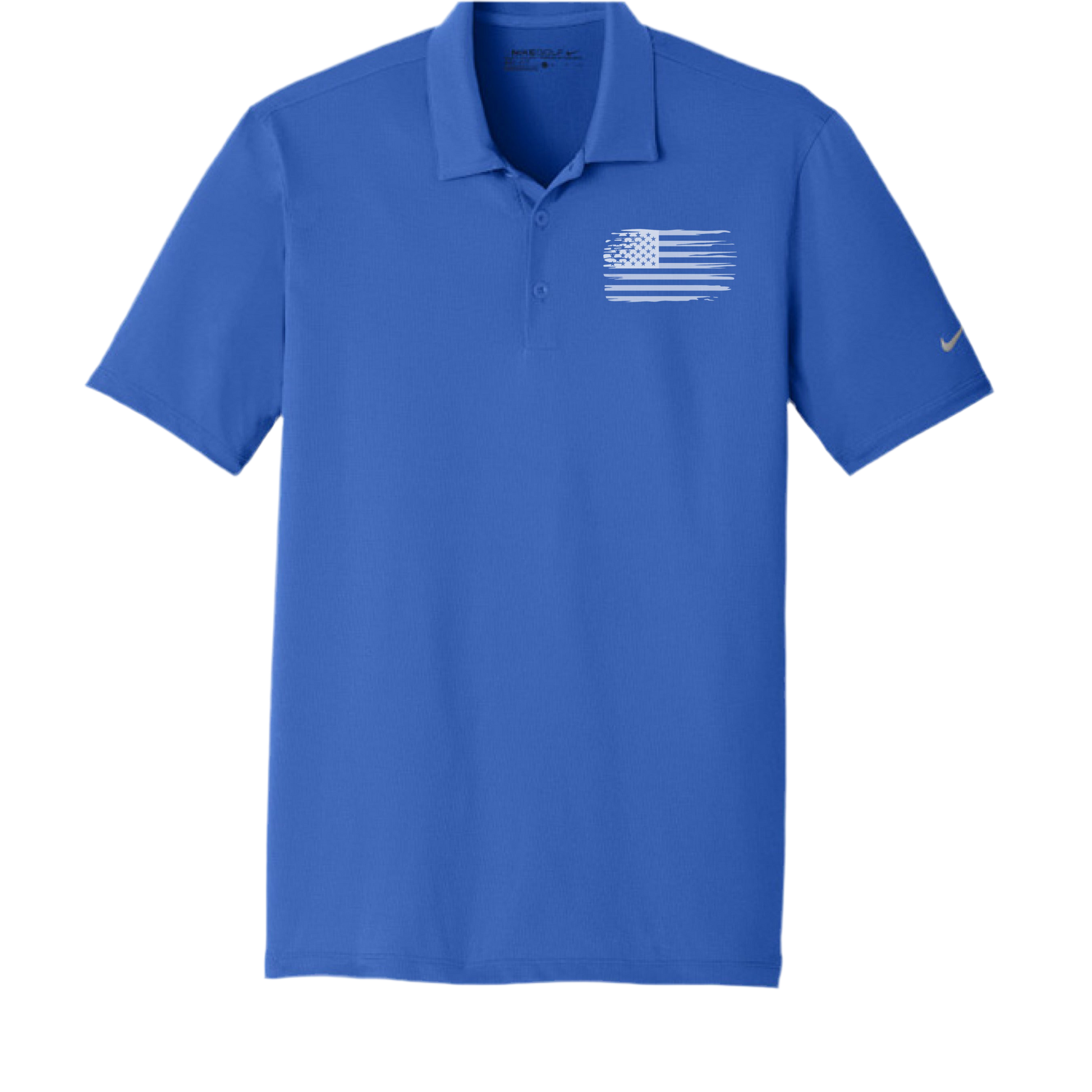 Men’s Nike Dri-FIT Polo – American Flag Golf Legacy Shirt (Style 883681)