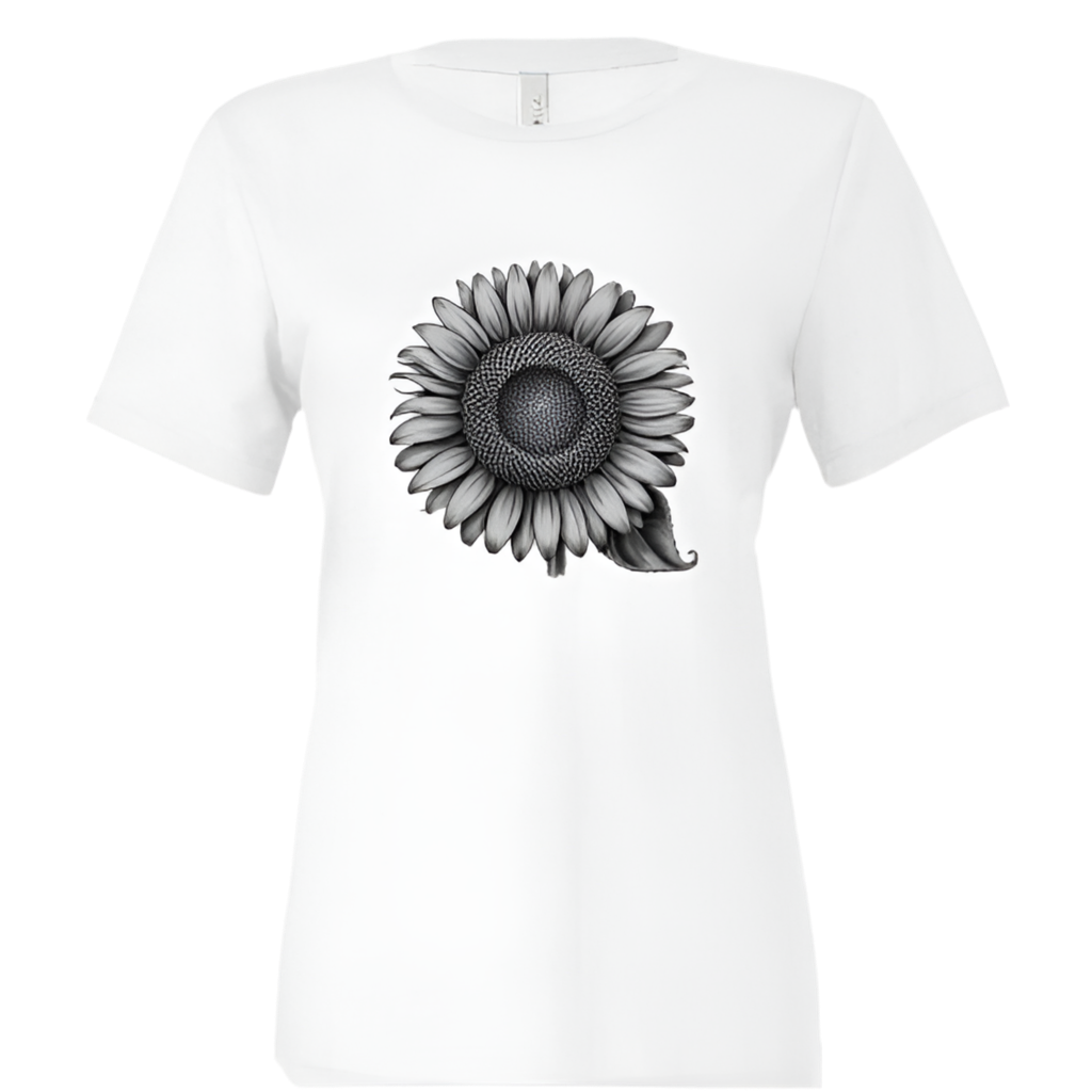 Women’s Sunflower Graphic T-Shirts – Loose Short Sleeve Summer Tops